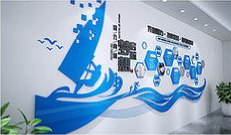 永平海浪主题文化墙如何设计？