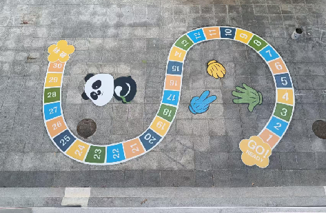 永平地面游戏彩绘