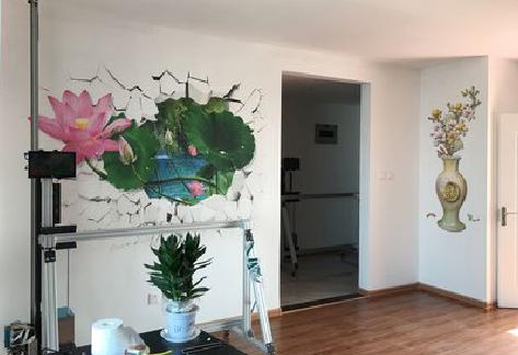 永平墙体彩绘相比墙纸的优势。